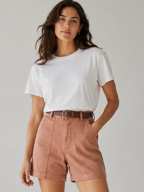 Jungmaven Pants - Jungmaven American Made Venice Short Hemp in Coyote Terracotta Size Medium